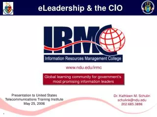 eLeadership &amp; the C I O