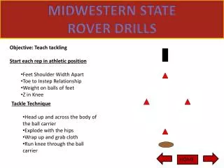 MIDWESTERN STATE ROVER DRILLS