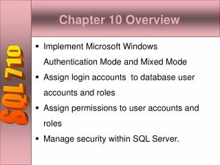 SQL 710