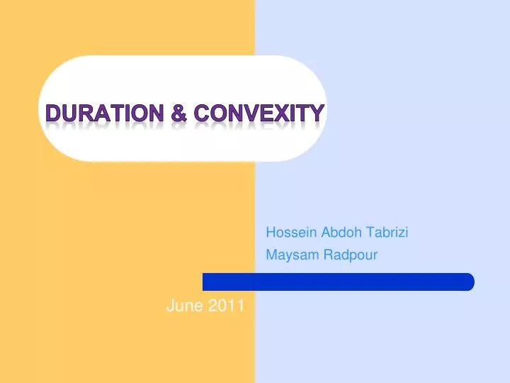 duration convexity