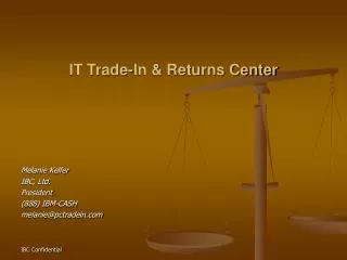 IT Trade-In &amp; Returns Center