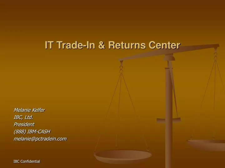 it trade in returns center