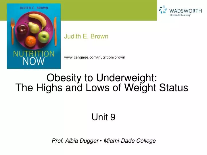 obesity to underweight the highs and lows of weight status