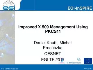 Improved X.509 Management Using PKCS11