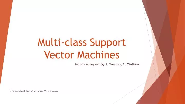 multi class support vector machines
