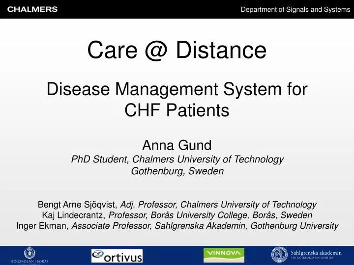 disease management system for chf patients