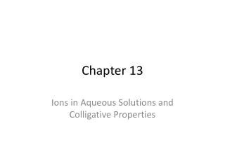 Chapter 13