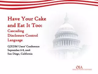 Have Your Cake and Eat It Too: Cascading Disclosure Control Language