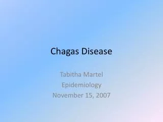 chagas disease