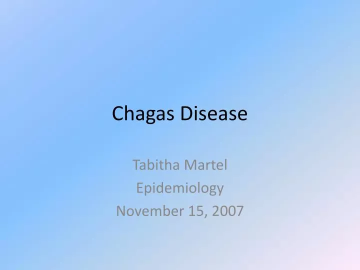 chagas disease