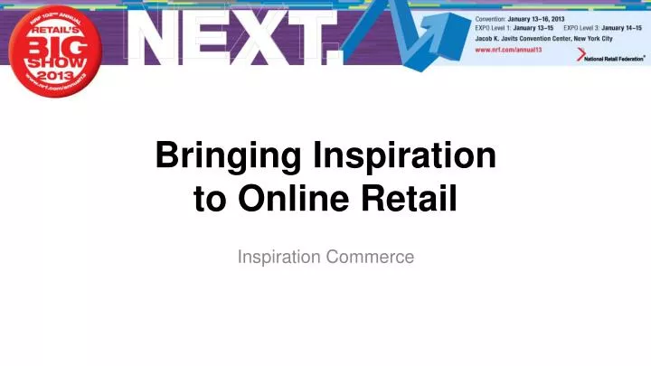 bringing inspiration to online retail