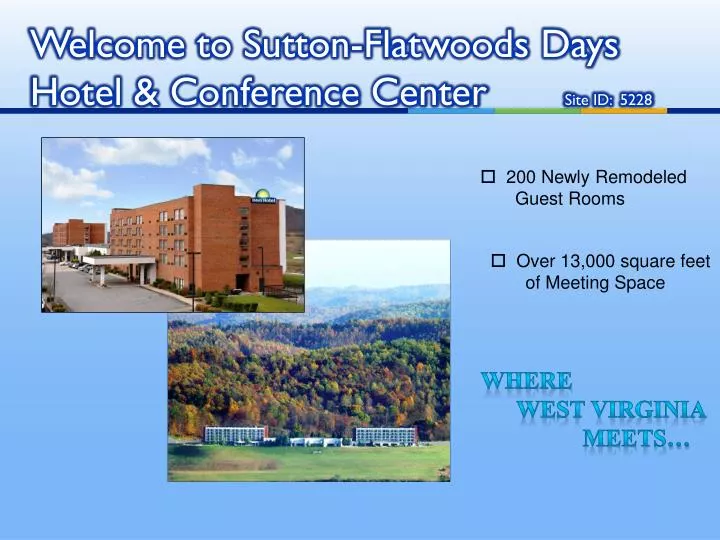 welcome to sutton flatwoods days hotel conference center site id 5228