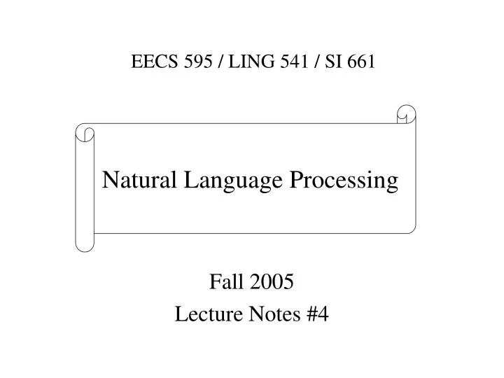fall 2005 lecture notes 4