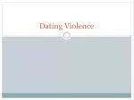 Dating Violence - slide 1