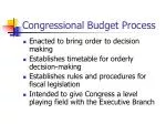 Congressional Budget Process - slide 1