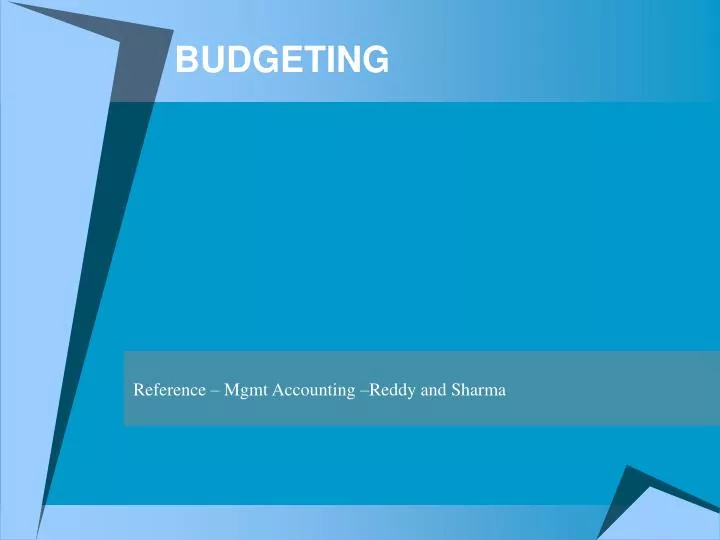 PPT - BUDGETING PowerPoint Presentation, Free Download - ID:2740254