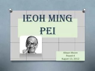 Ieoh Ming Pei