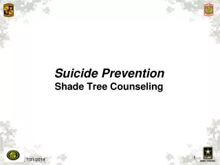 Suicide Prevention Shade Tree Counseling