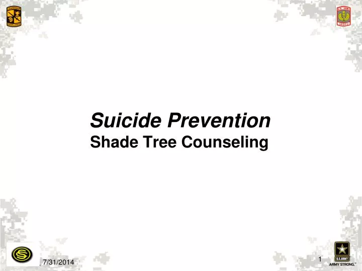 suicide prevention shade tree counseling