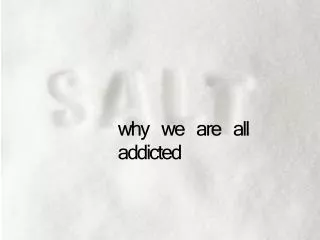 why we are all addicted