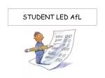 STUDENT LED AfL - slide 1