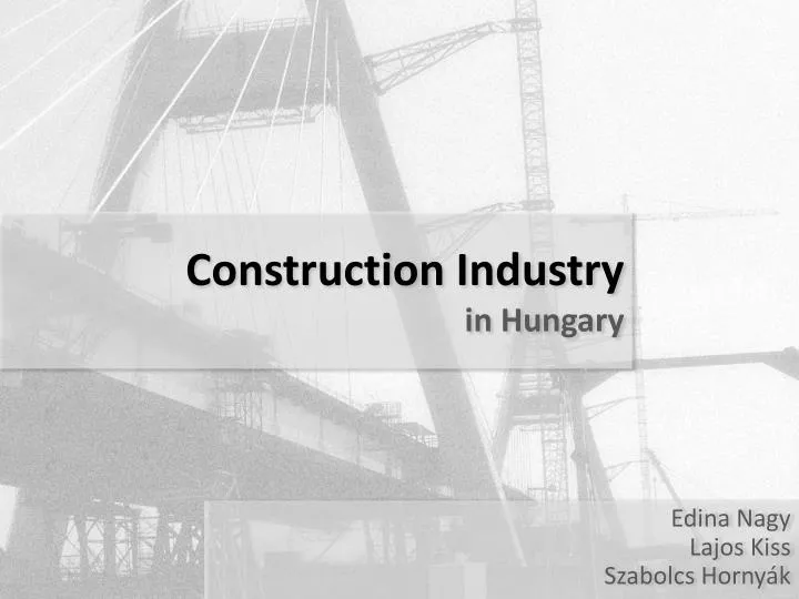 construction industry in hungary