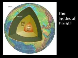 The Insides of Earth!!