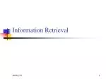 Information Retrieval - slide 1