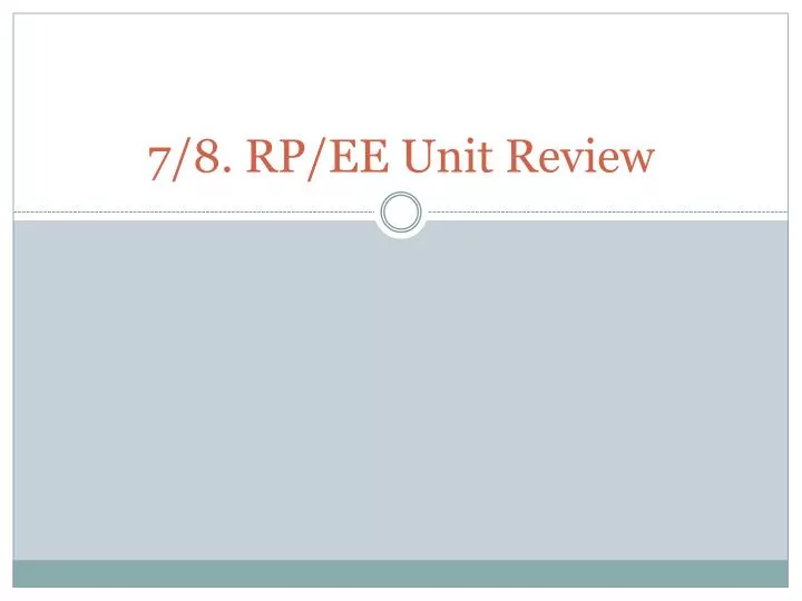 7 8 rp ee unit review