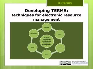 Developing TERMS: techniques for electronic resource management