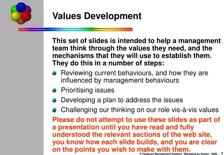 values development