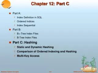 Chapter 12: Part C