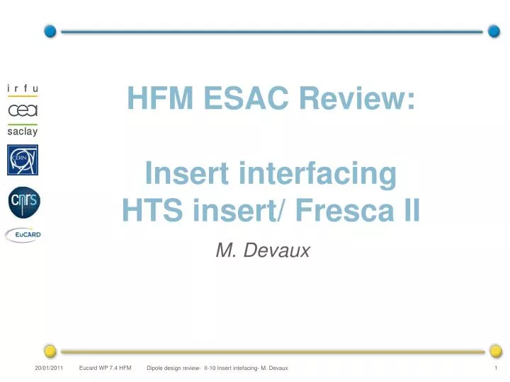 hfm esac review insert interfacing hts insert fresca ii