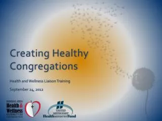 Creating Healthy Congregations