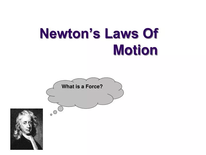 newton s laws of motion