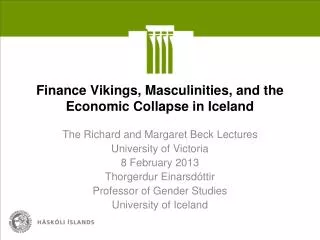 Finance Vikings, Masculinities, and the Economic Collapse in Iceland