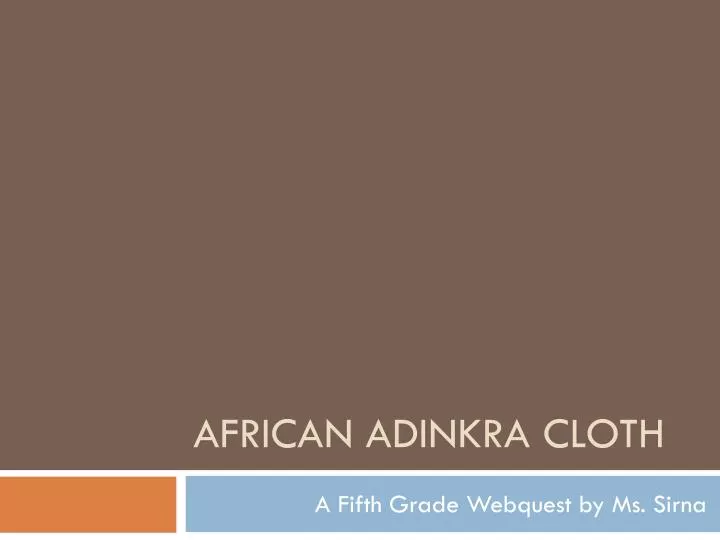 african adinkra cloth
