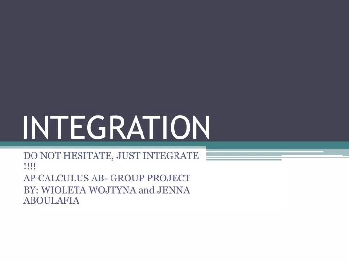 integration