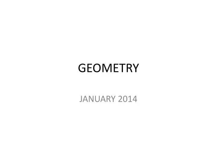 geometry