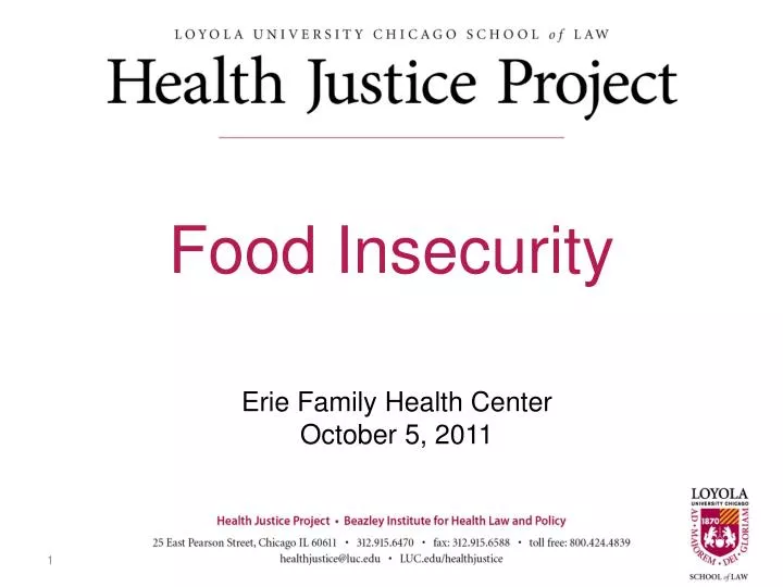 erie family health center october 5 2011