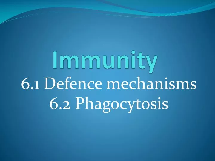 immunity