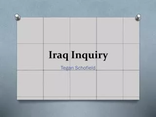 Iraq Inquiry