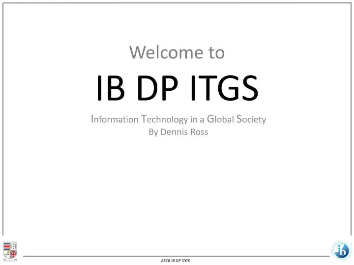 welcome to ib dp itgs