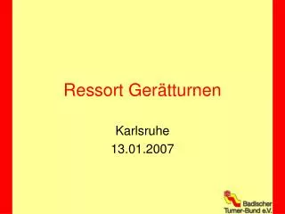 ressort ger tturnen