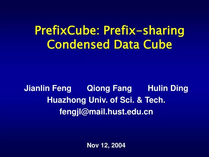 prefixcube prefix sharing condensed data cube