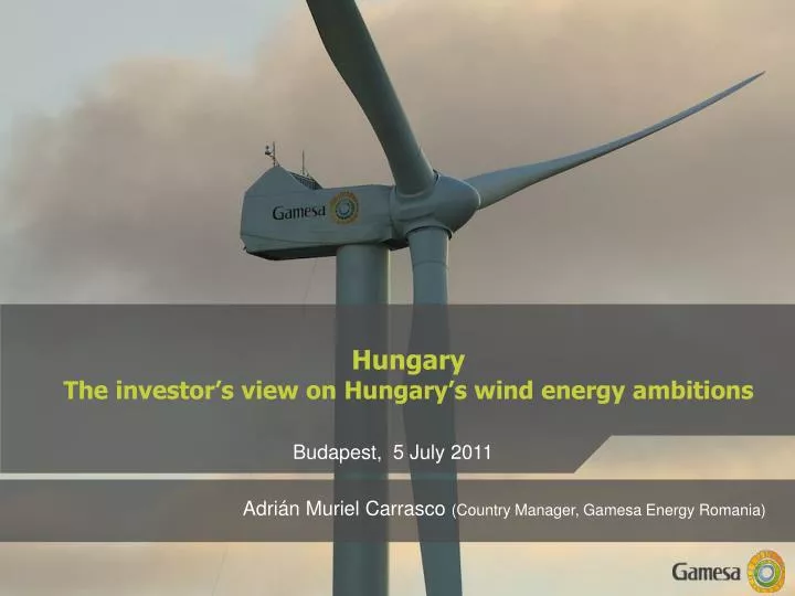 hungary the investor s view on hungary s wind energy ambitions