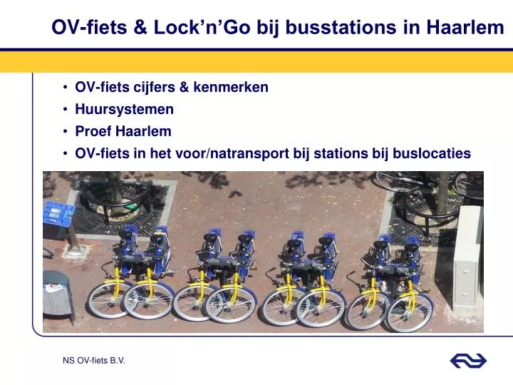 ov fiets lock n go bij busstations in haarlem
