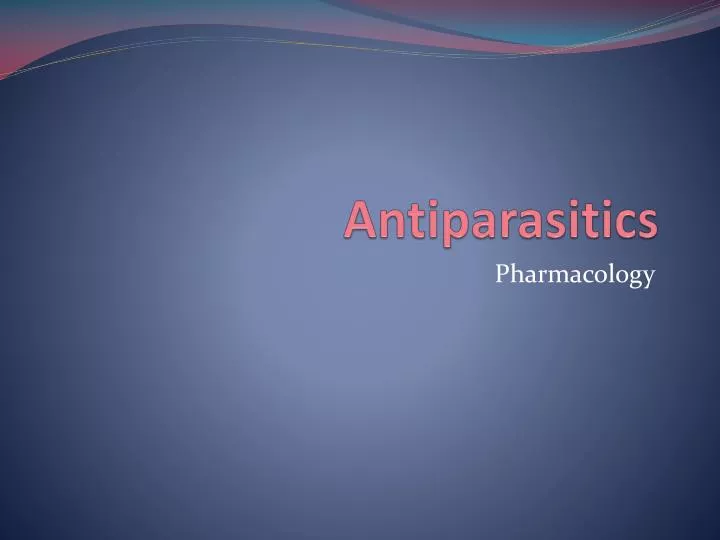 antiparasitics