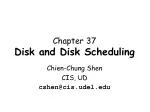 Chapter 37 Disk and Disk Scheduling - slide 1