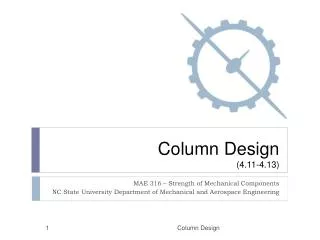 Column Design (4.11-4.13)